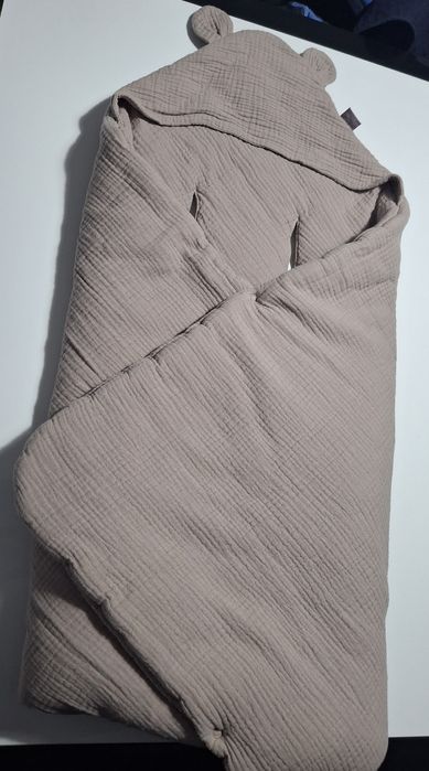 Otulacz śpiworek do fotelika Infantilo muślinowy