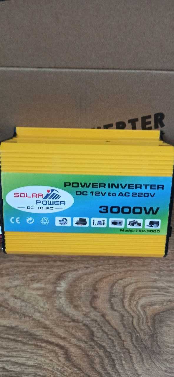 Інвертор авто Converter Inverter DC12V to AC220V Car Inverter 12V