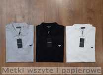 Armani koszulki męskie polo M L XL XXL logo szyte