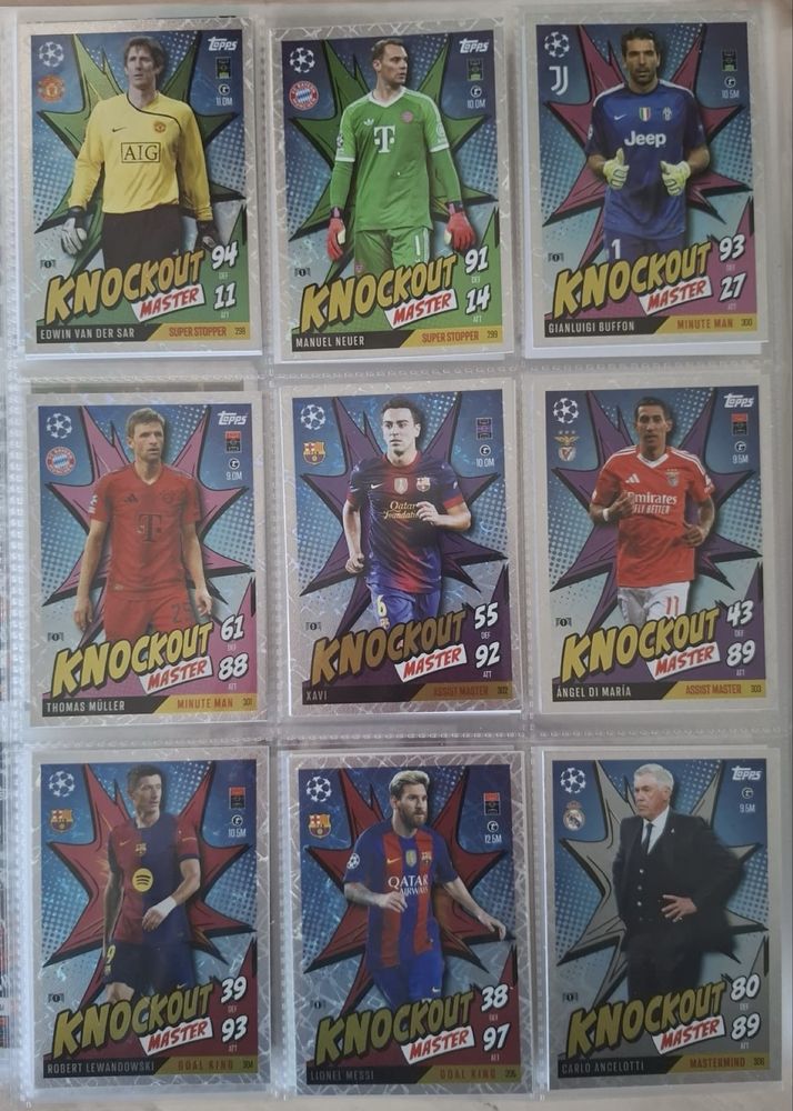 Cartas Match Attax Extra Champions League Topps 2024-25