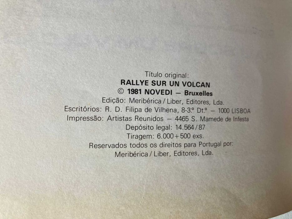 [BD] Michel Vaillant - Rali Sobre um Vulcão, de Jean Graton