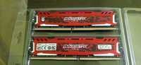 2 sztuki Crucial 8GB 2400MHz Ballistix Sport LT Red CL16