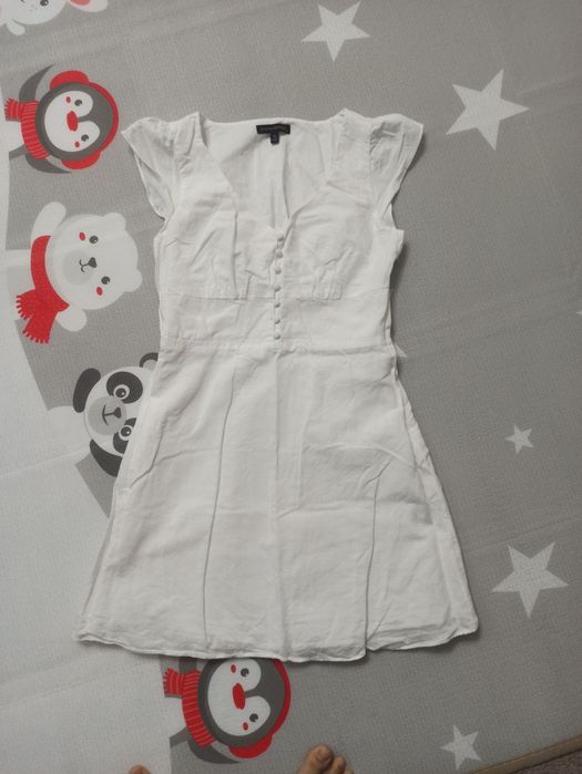 Брендова білосніжна бавовняна сукня, плаття, сарафан