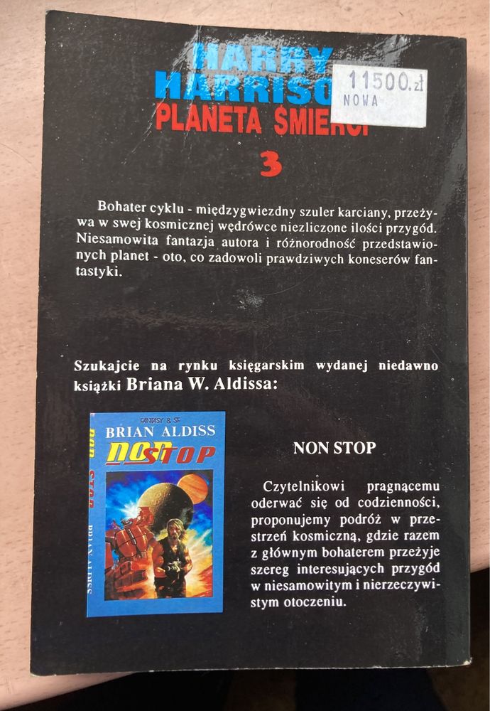 Książka pt,,Planeta śmierci3” 1991 rok