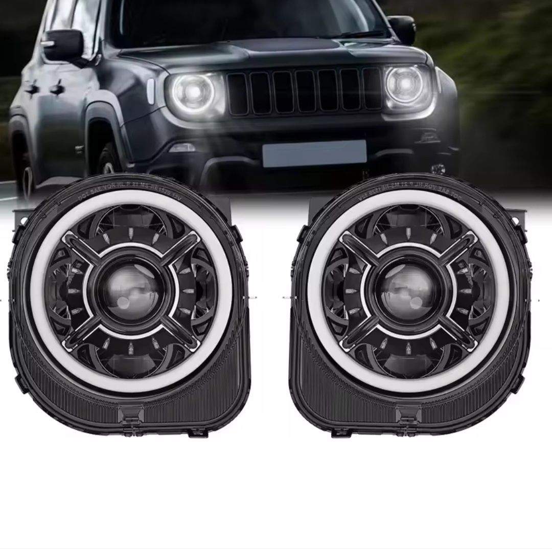 Lampy EU europejskie LED  jeep renegade konwersja z usa