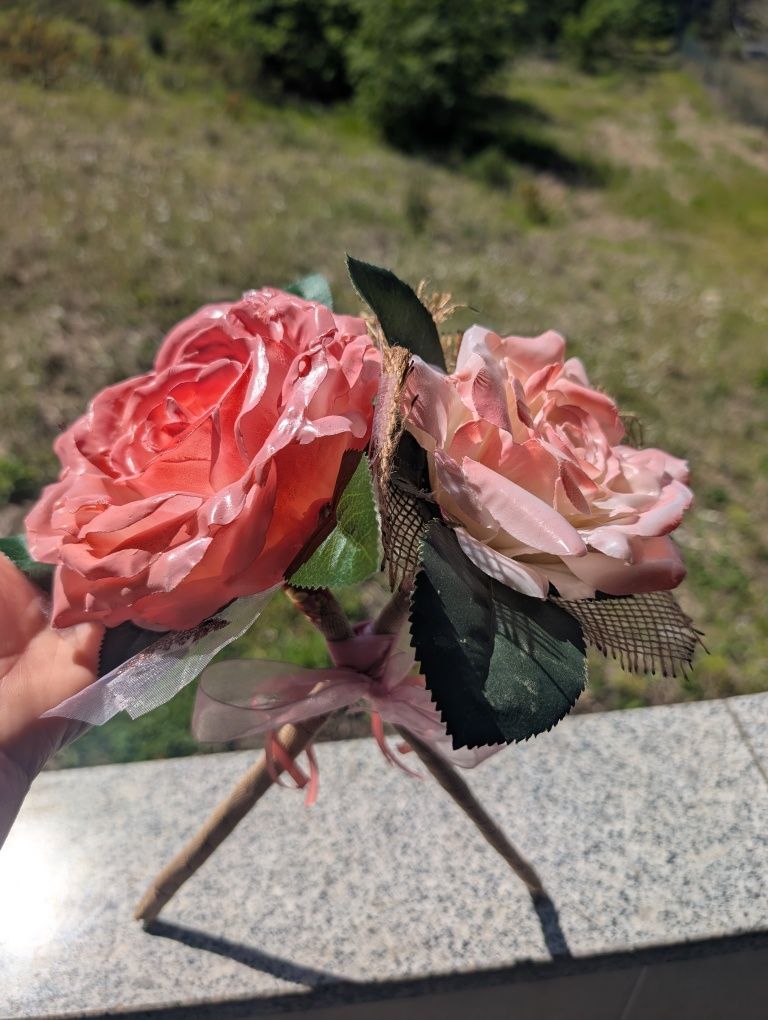 Flores de cera perfumadas