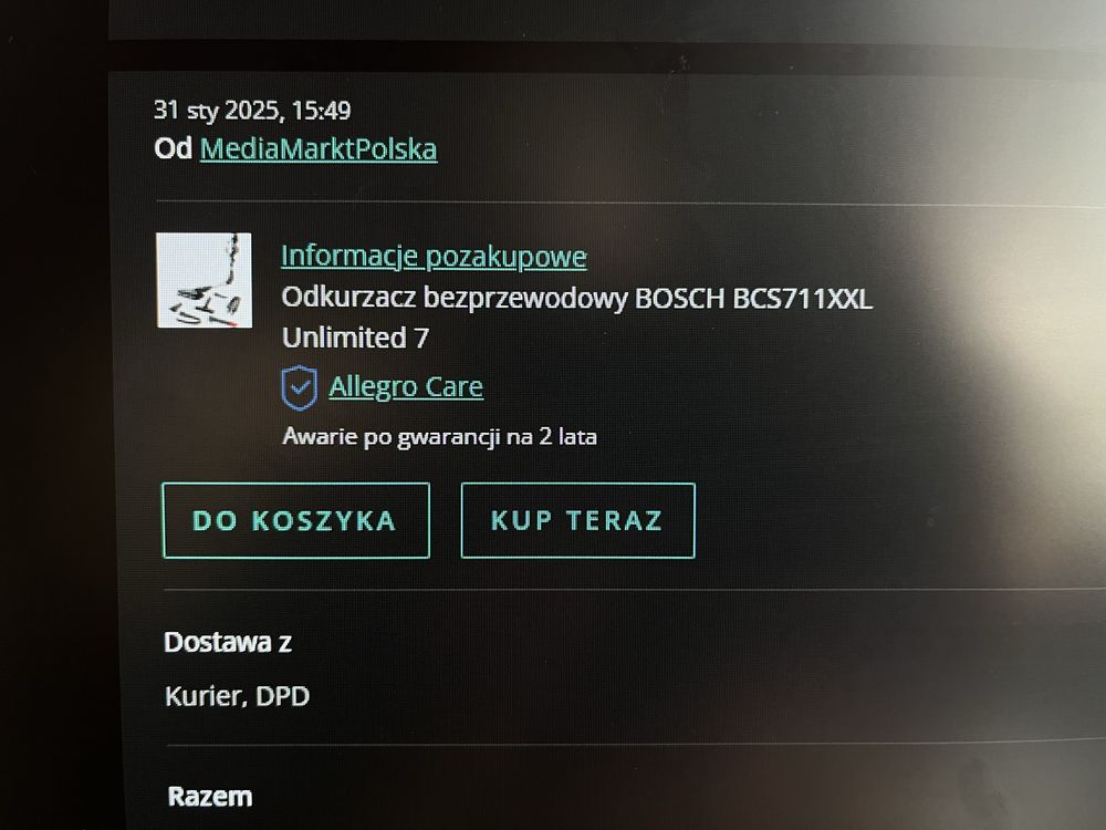 odkurzacz bezprzewodowy bosch unlimited 7