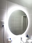 Espelho redondo 80cm com luz