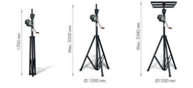 TORRE DE ELEVAÇÃO 3.3 METROS POWERED JL20