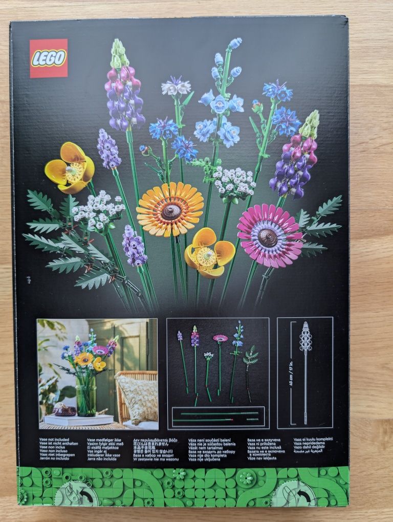 LEGO icons botanicals bukiet kwiatów łąkowych 10313