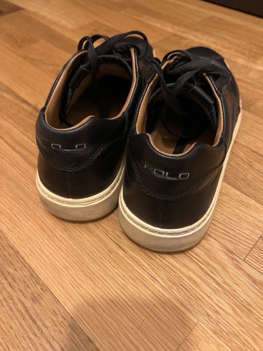Sneakers Polo em pele genuína