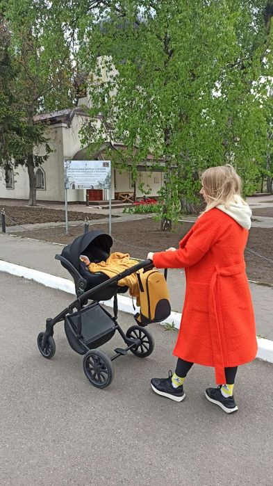 Коляска Anex m type 3 в 1 з автолюлькою Анекс м тайп візочок 2 в 1