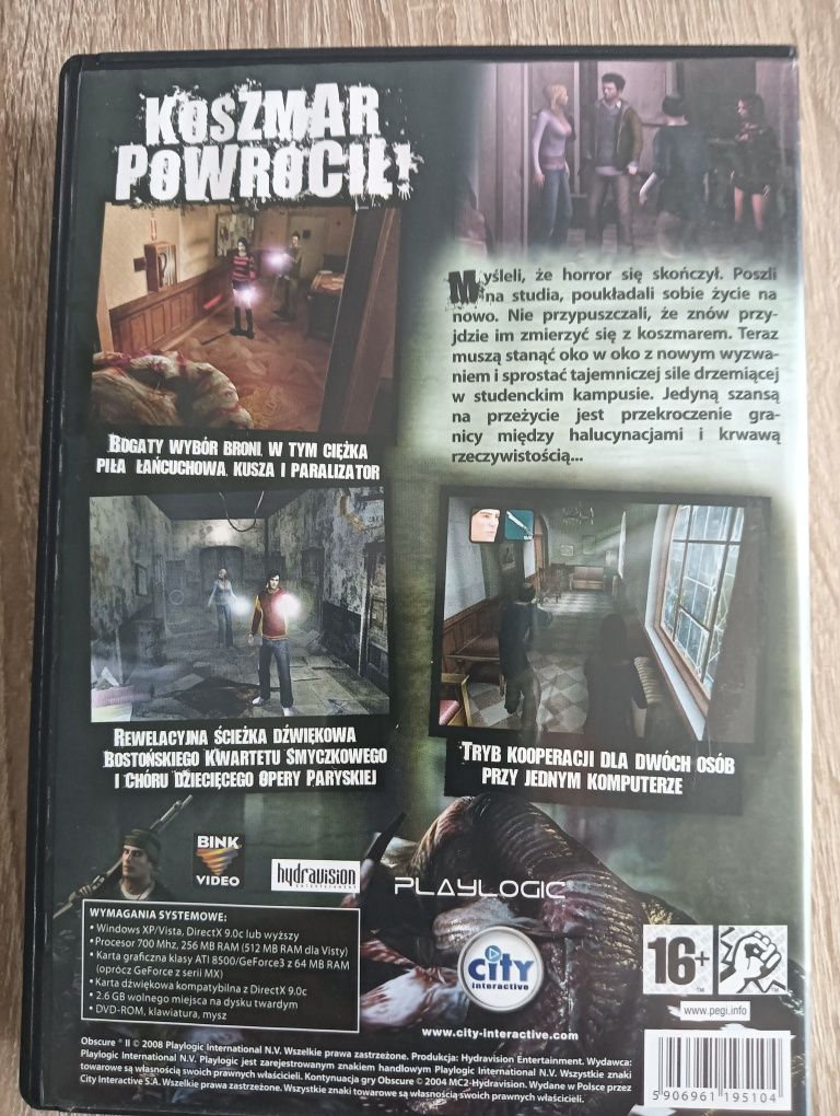 Gra Pc Obscure 2