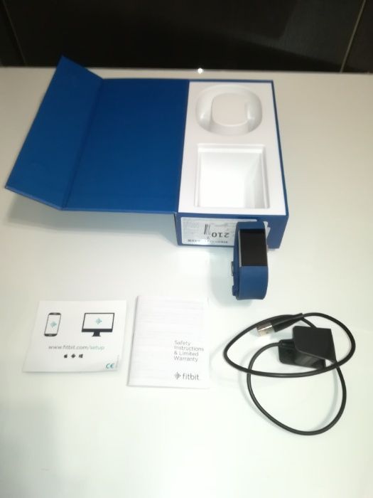 Opaska - Zegarek Sportowa FITBIT CHARGE 2 L- NIEBIESKI