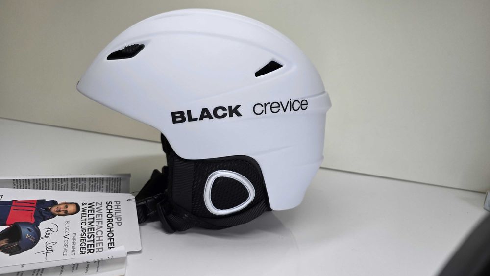 KASK narciarski BLACK CREVICE KITZBUHEL rozmiar S 55-56cm Matt White