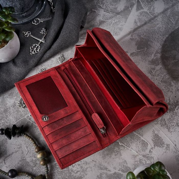 portfel damski vintage skórzany w kwiaty paolo peruzzi t-44-rd