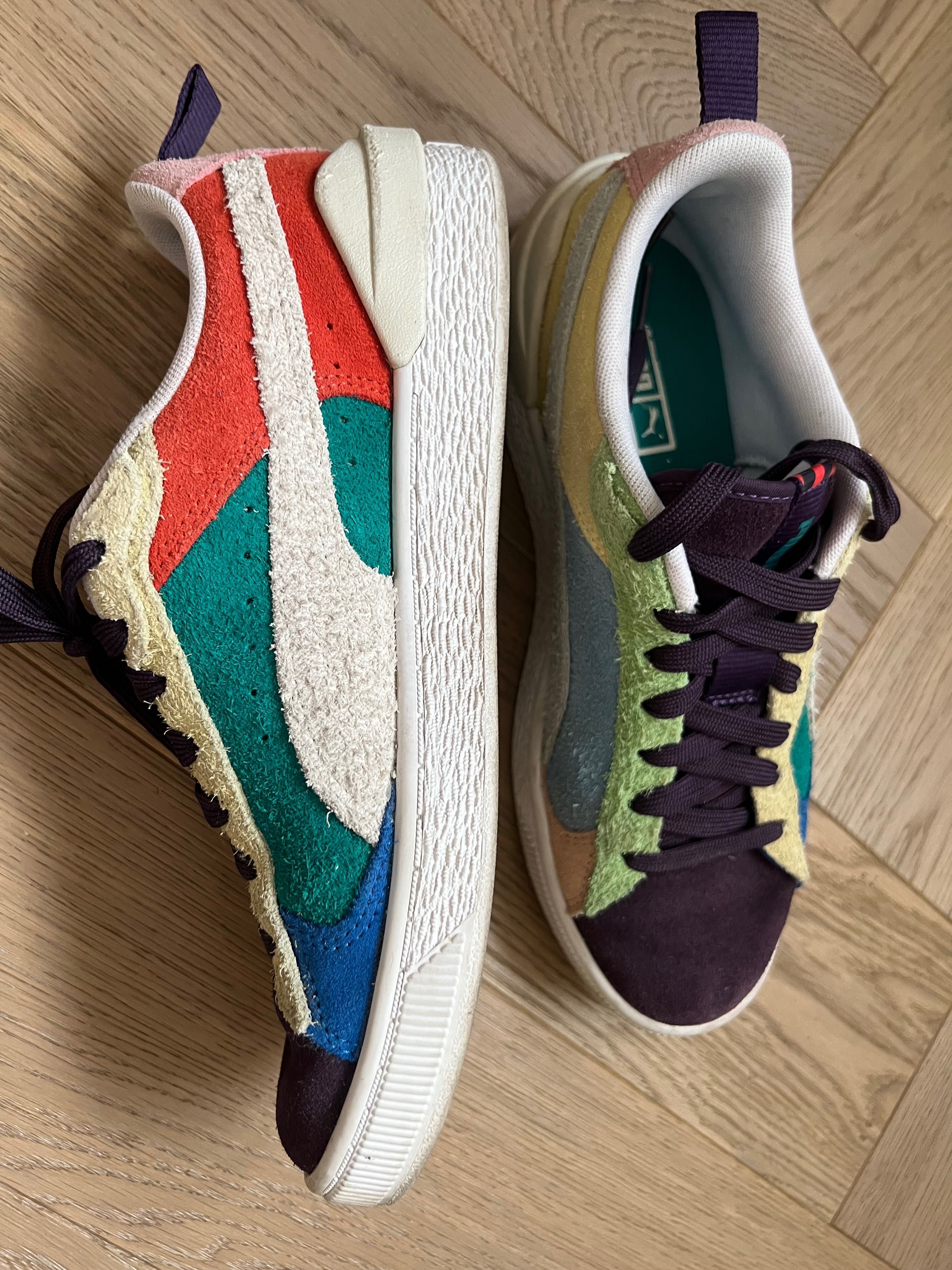 Buty kolorowe Sneakersy PUMA  38 ( 24,5cm) – Suede Bloc WTFormstripe