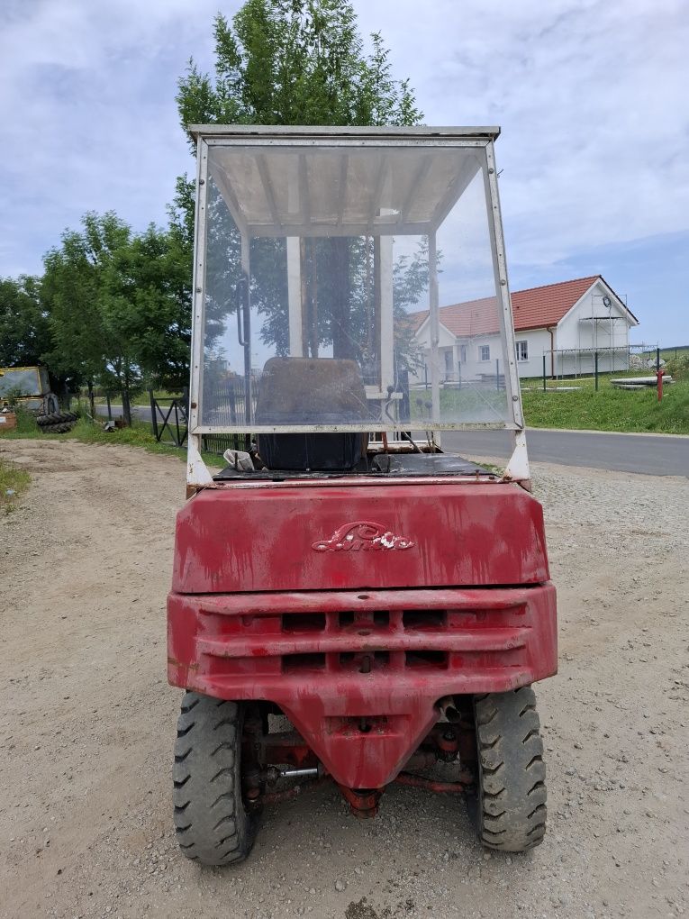 Wózek widłowy Linde H25D na bliźniakach