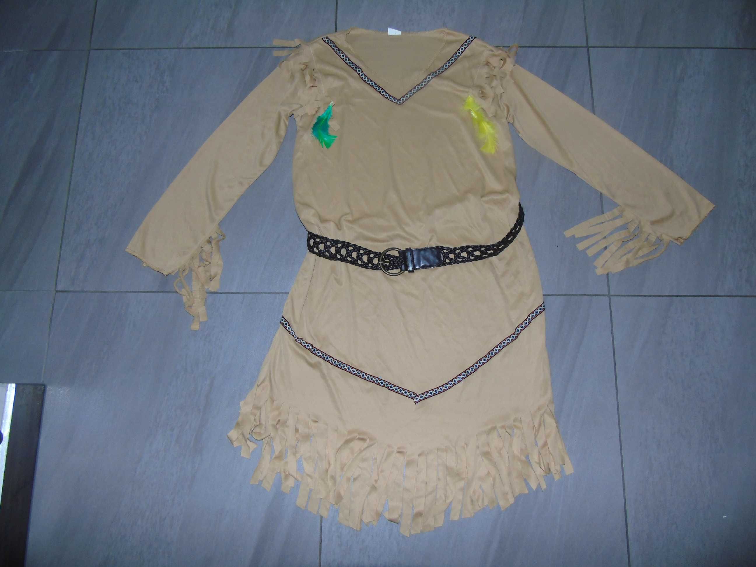 Strój sukienka Pocahontas Indianka L/XL