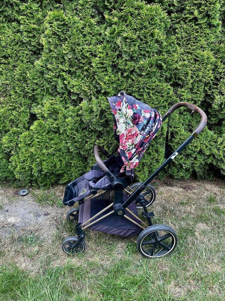 Wózek spacerówka Cybex Priam 2019 Spring Blossom Dark