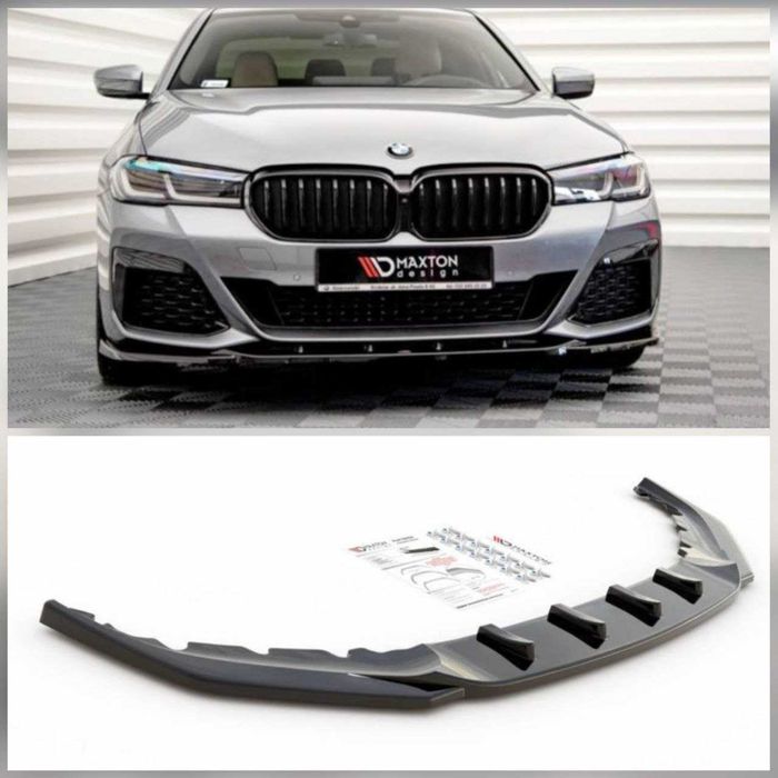 Сплітер для BMW G30 M-Pack Maxton диффузор спойлер губа сплiтер