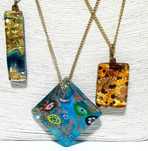 Lindos colares vintage em vidro murano - 18,00€ cada