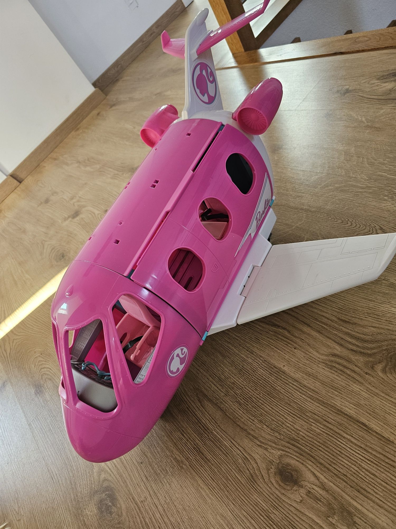 Duży samolot lalek Barbie