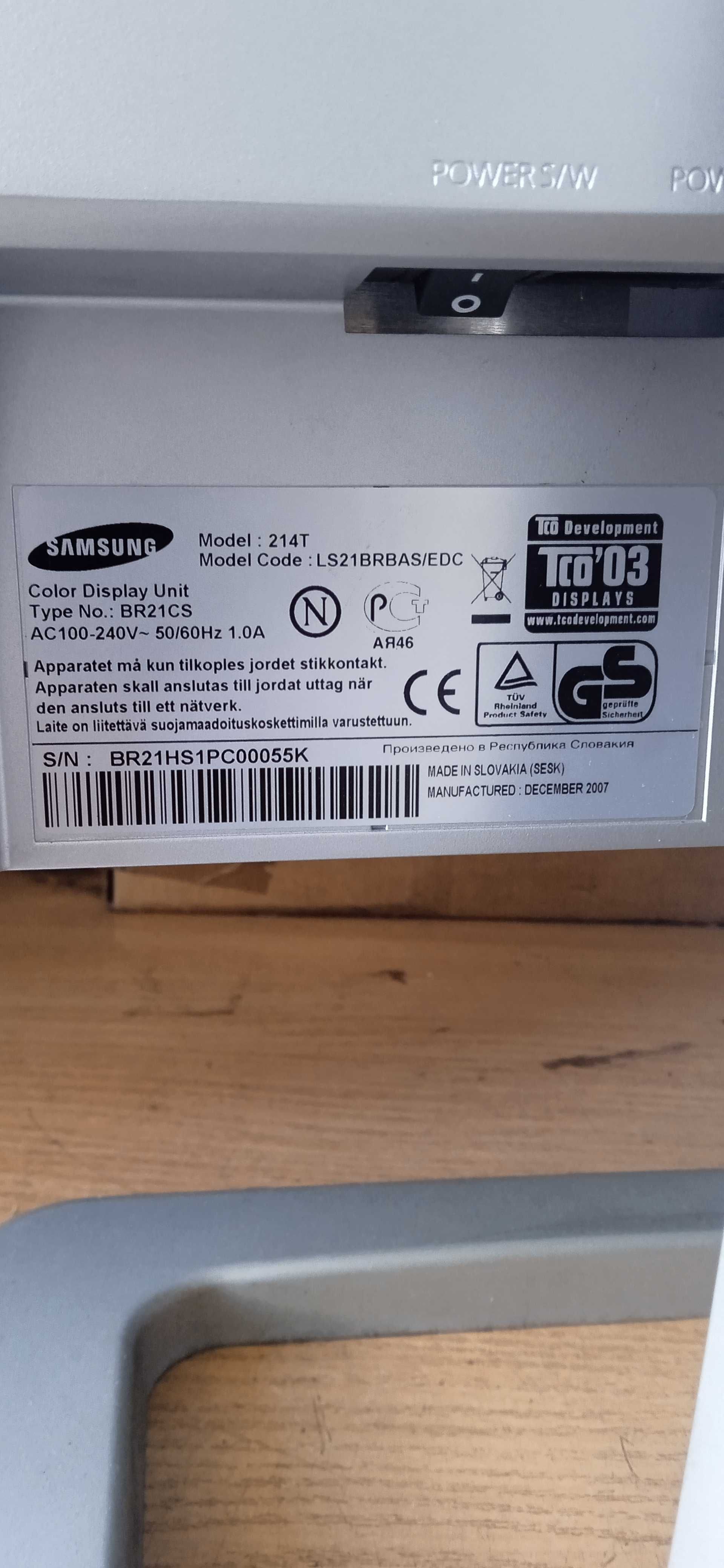 Продам професійний монітор Samsung 214T
