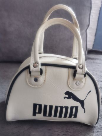 Torebka Puma skórzana damska gratis torebka materiałowa Puma