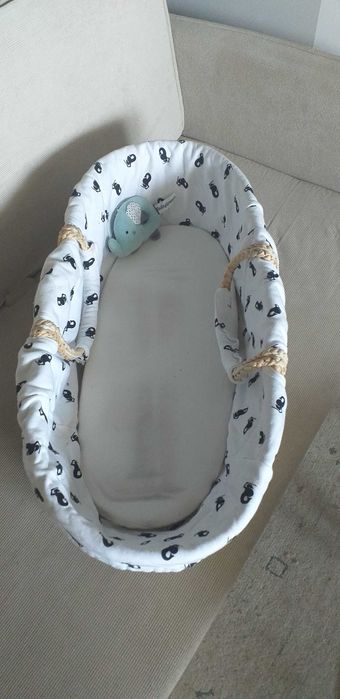 Kosz mojżesza wyściółka mayetacyk zabawka grzechotka baby dream