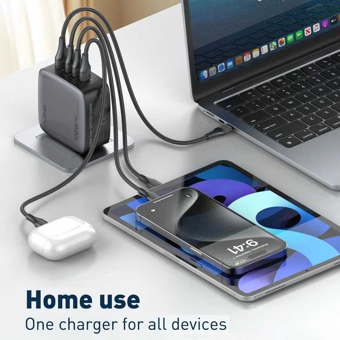 Зарядное устройство LDNIO 100w + кабель в комплекте