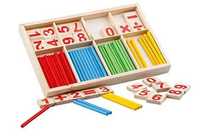Tabliczka Mnożenia Gra Drewniana Montessori Nauka Matematyka