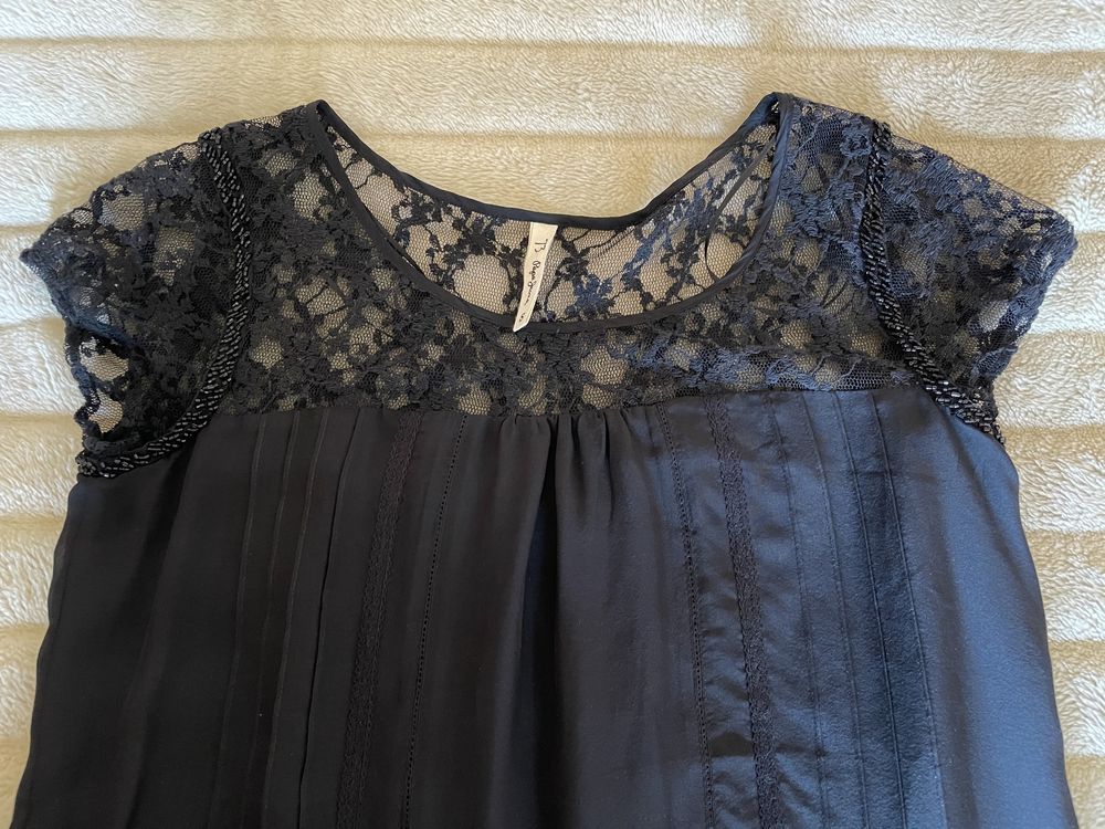 Vestido seda preto Pepe Jeans (S) [ULTIMO PREÇO]