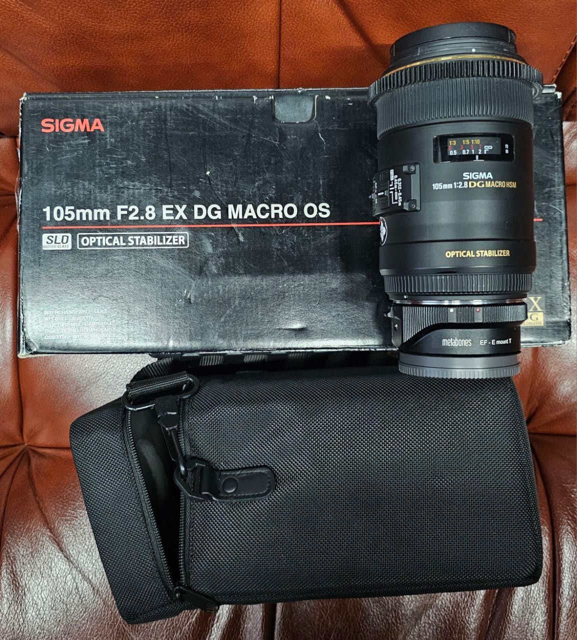 Довгофокусний об'єктив Sigma AF 105mm f/2,8 EX DG OS HSM