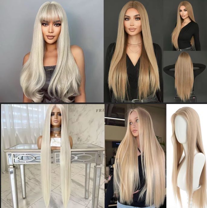 Парики светлые от 650-1500