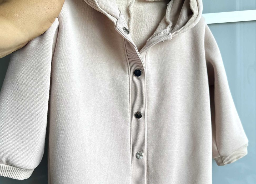 Дитячий теплий  комбінезон чоловічок на флісі на 80 см