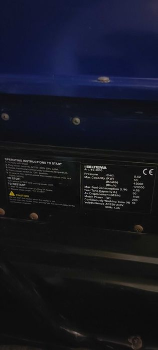 Nagrzewnica 50kw diesel