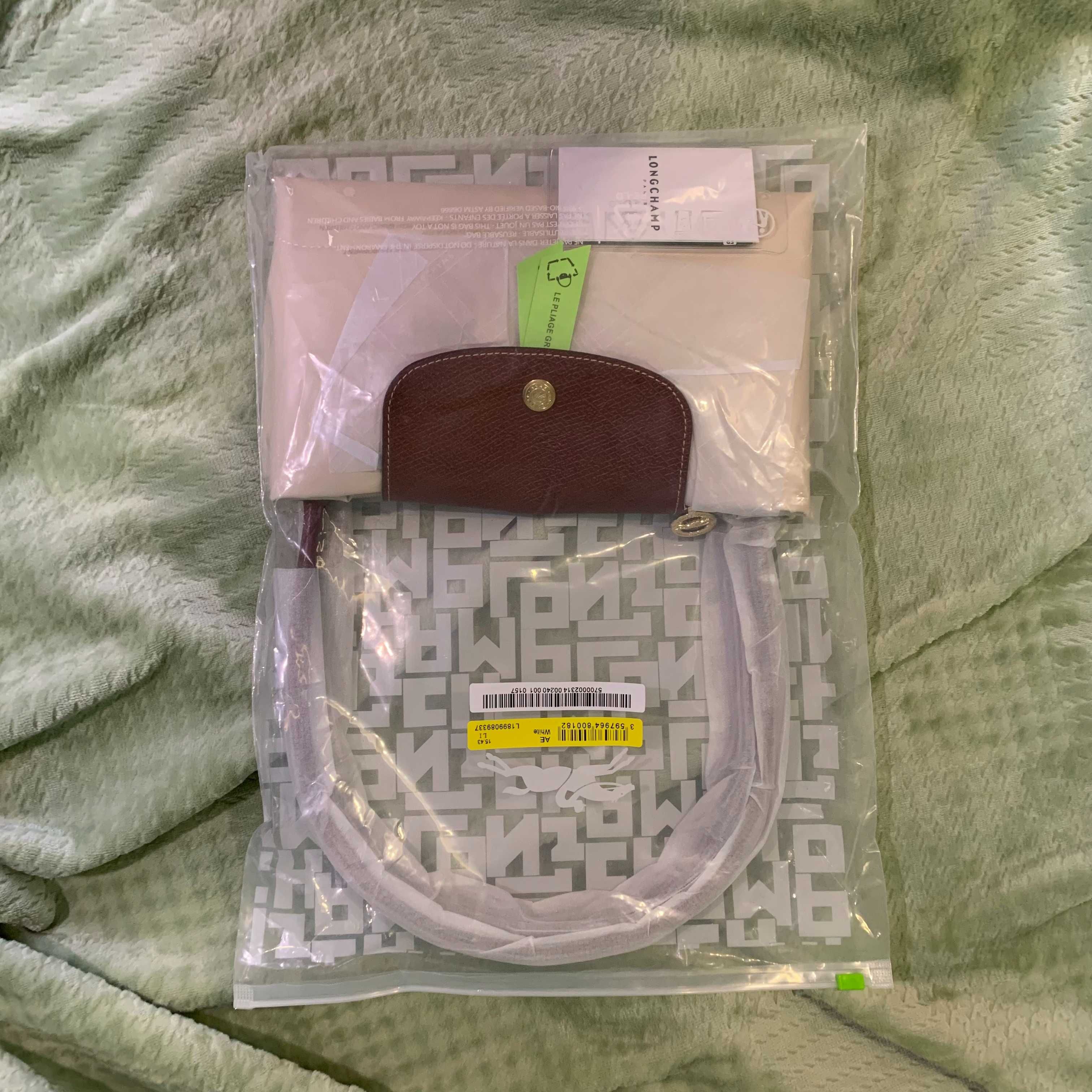 LongChamp Torba torebowa LE PLIAGE ORIGINAL L, Biały papierowy