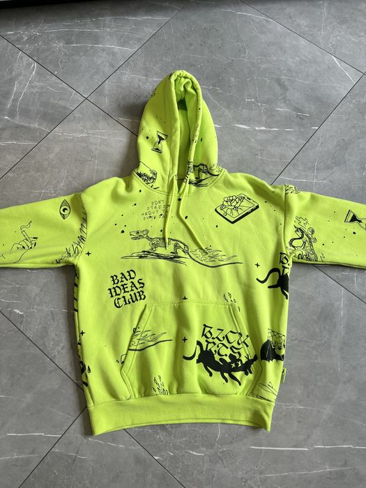 Худі зелене CROPP, толстовка, кофта, кроп, худи яскраве кислотное.