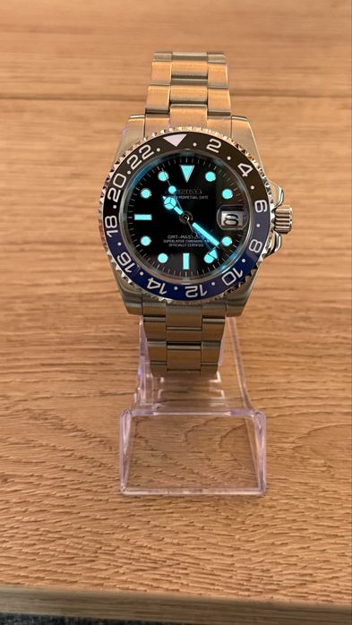 Seiko Mod GMT Batman