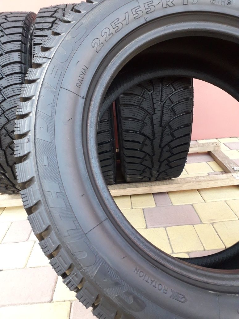 Новые 225/55/17 . Шины зима Pneus. Резина r17 . 2024 года