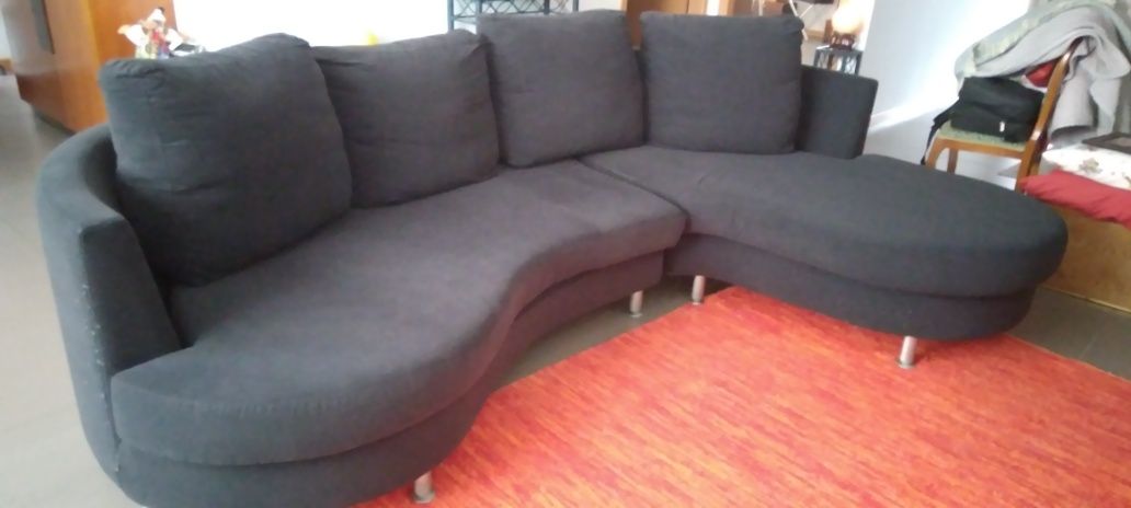 Sofa 4 lugares com chaise longue