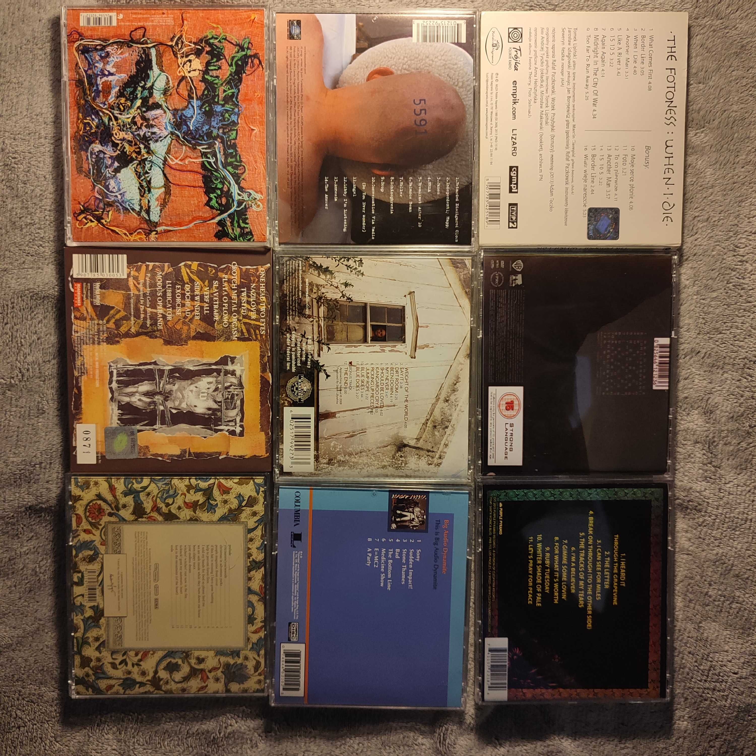 9 płyt CD, Muse, Blue October i inne-zestaw1