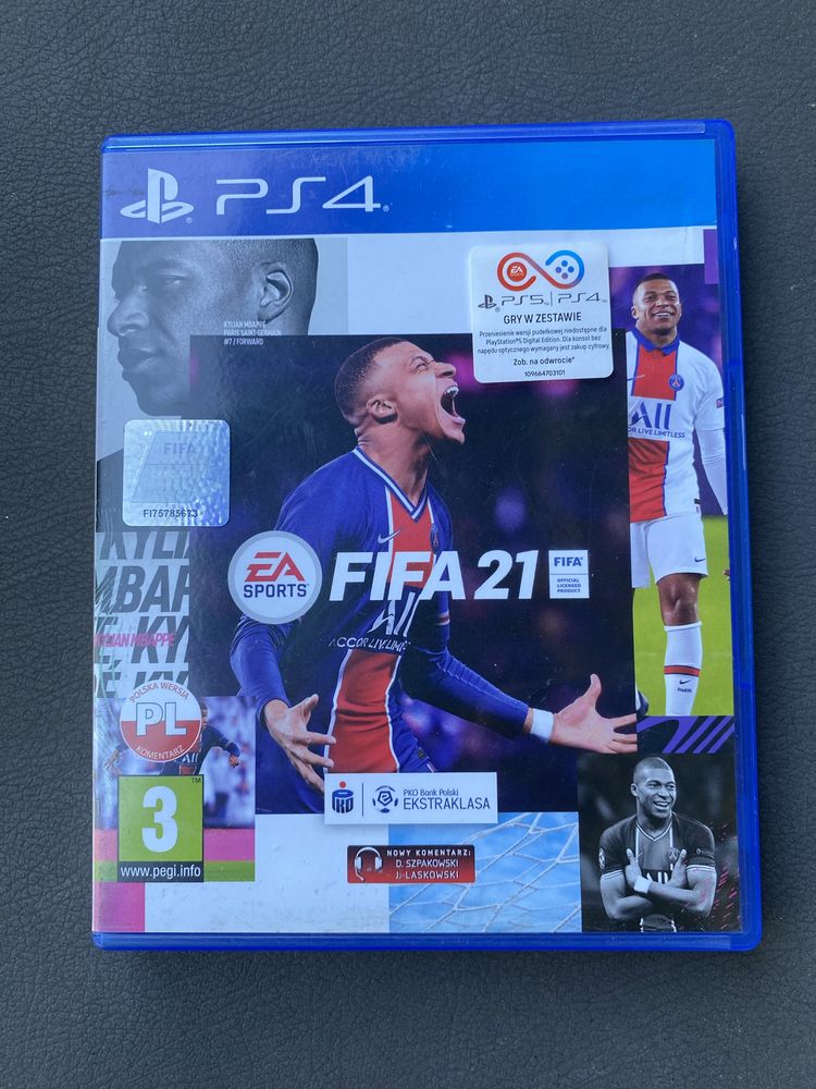 Gra FIFA 21 PS4 Play Station ps4 pudełkowa fifa PL