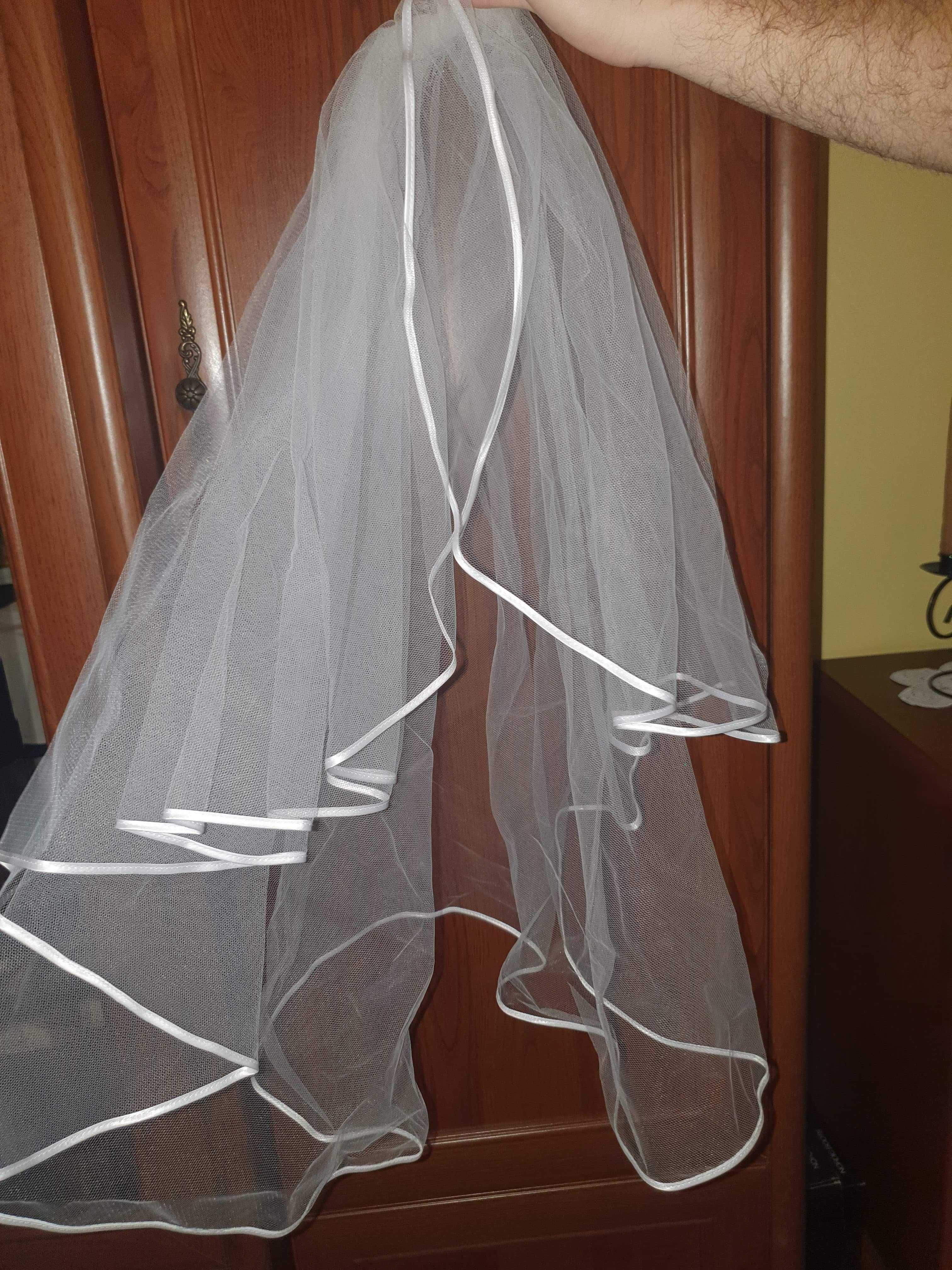 Suknia ślubna z rękawem rozmiar40