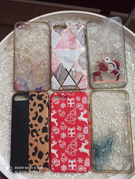 Набор 6шт. Чехол на iPhone 7/8, 8 plus