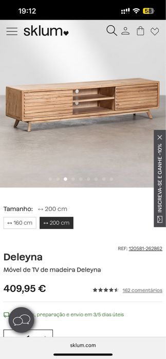 Móvel de Tv Deleyna Sklum