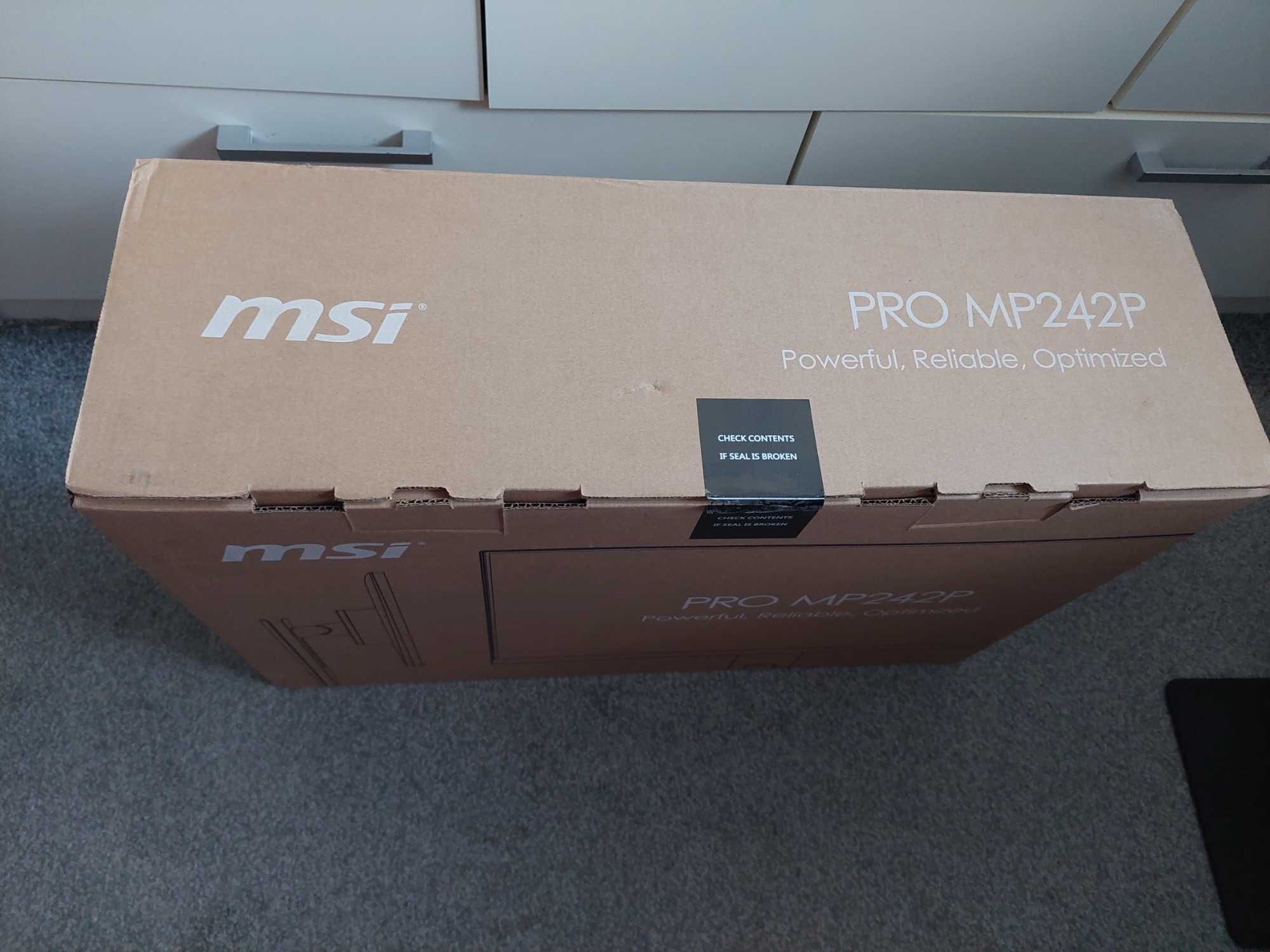 Monitor MSI PRO MP242P 24 cale --uszkodzony--