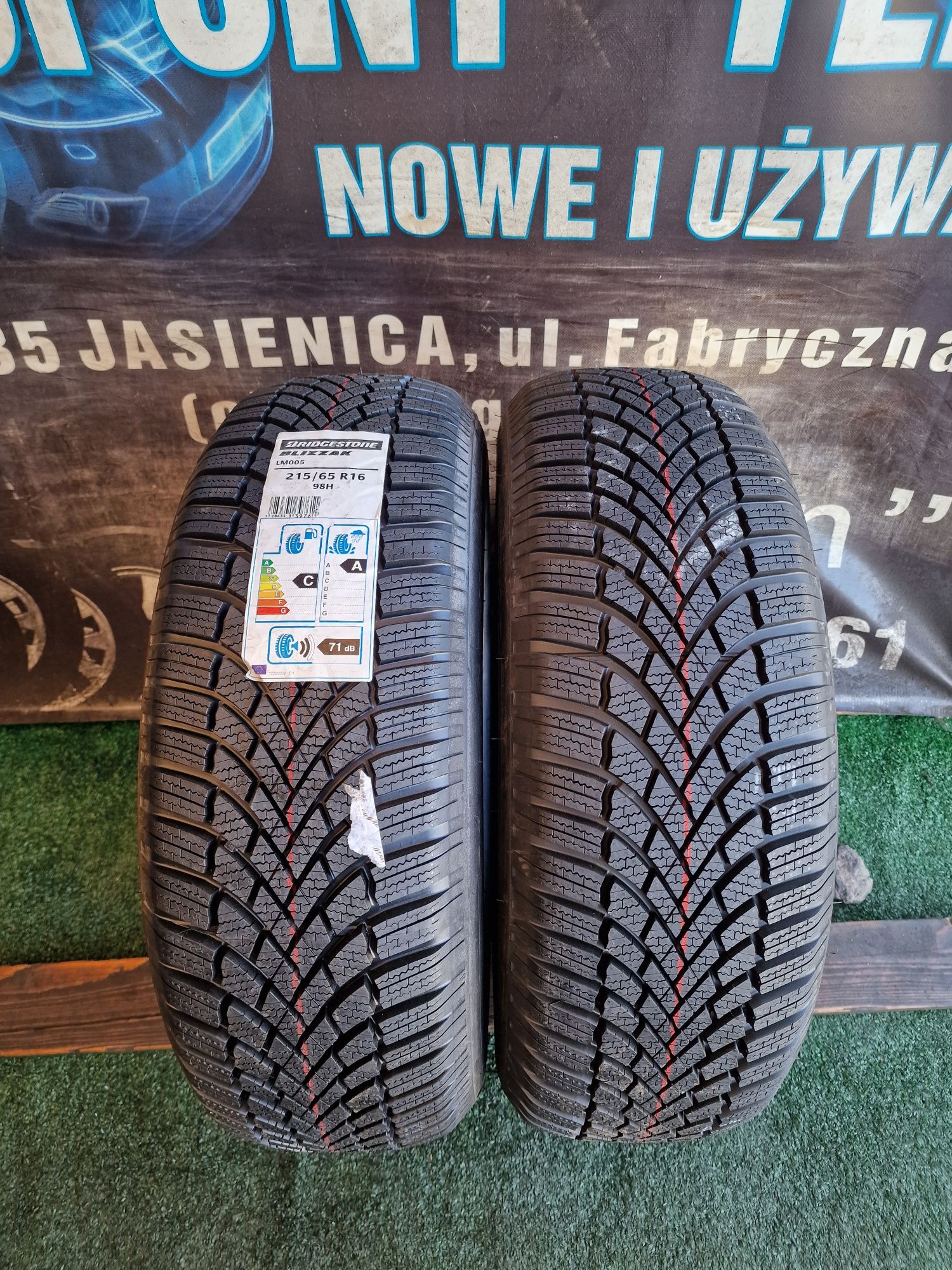 Opony zimowe 215/65/16 Bridgestone Para Nowe