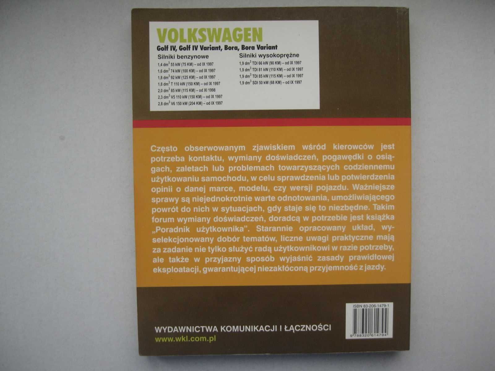 VW GOLF IV Sam Naprawiam VW BORA Sam naprawiam VW Golf 4 naprawa PL